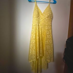 Yellow spring dress
